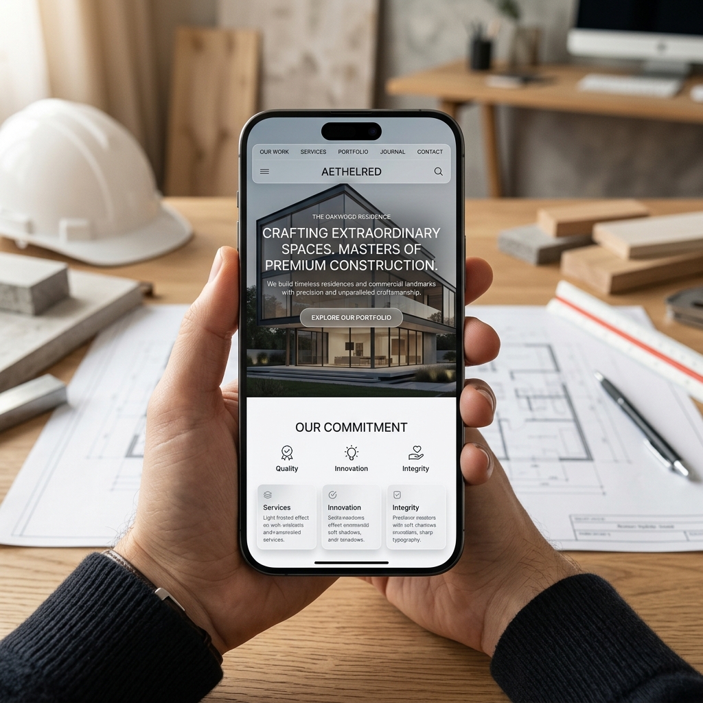 Visio Web iPhone Mockup